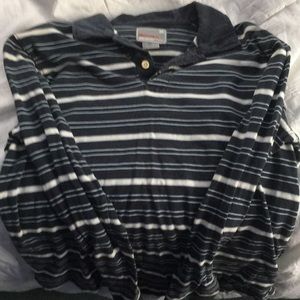 Small Hollister longsleeve polo Navy blue in good condition